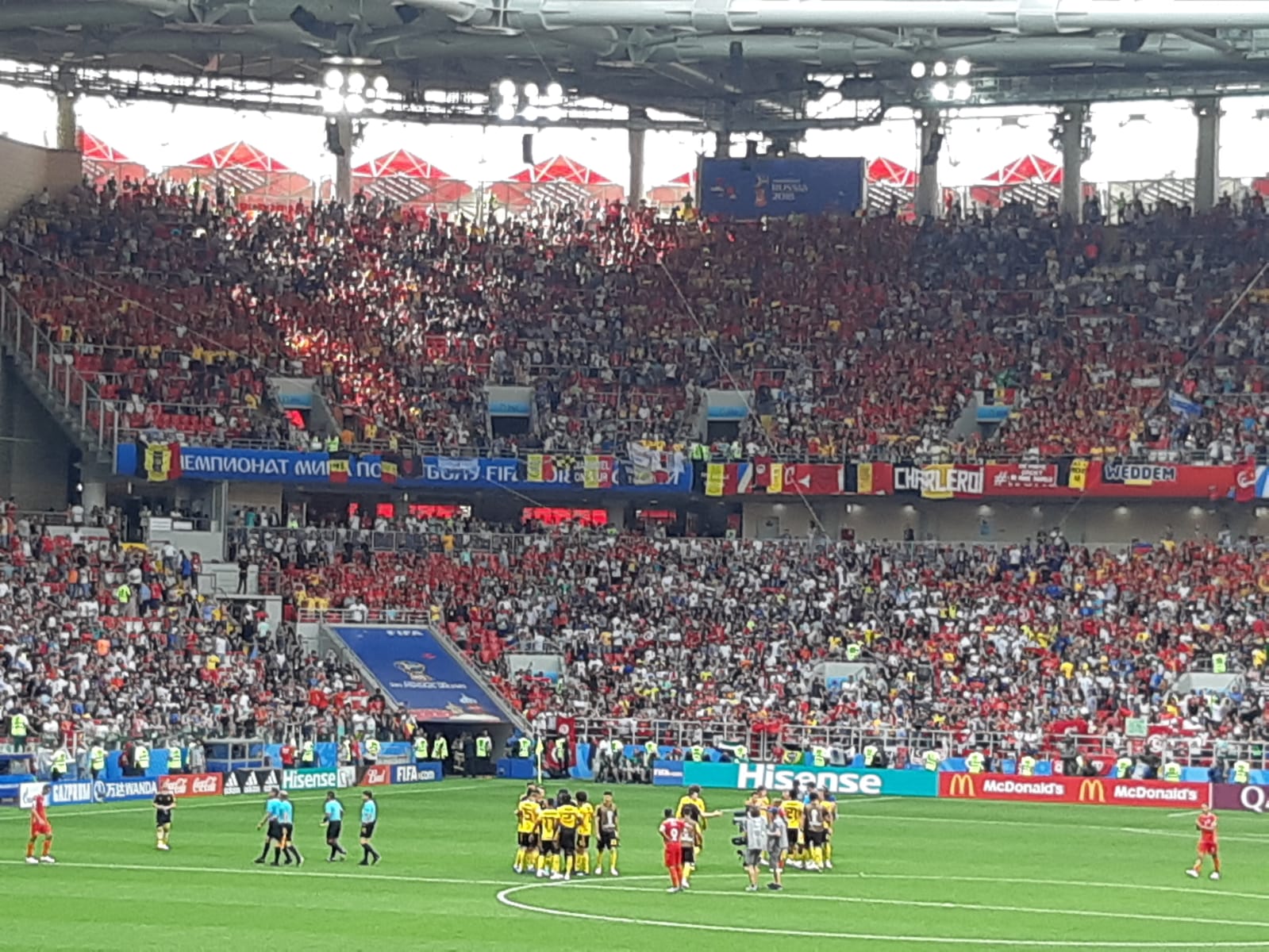Belgia – Tunisia: Punainen Moskova